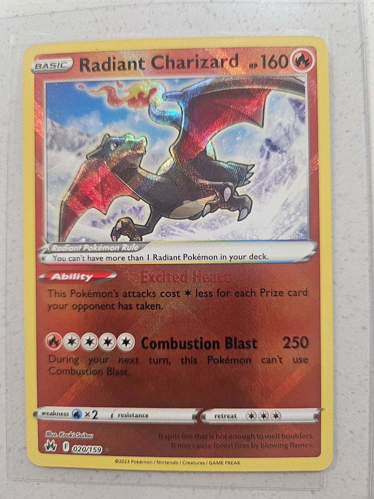 A Pair Of Charizard - Charizard Ex 215/197 & Radiant Charizard 20/159