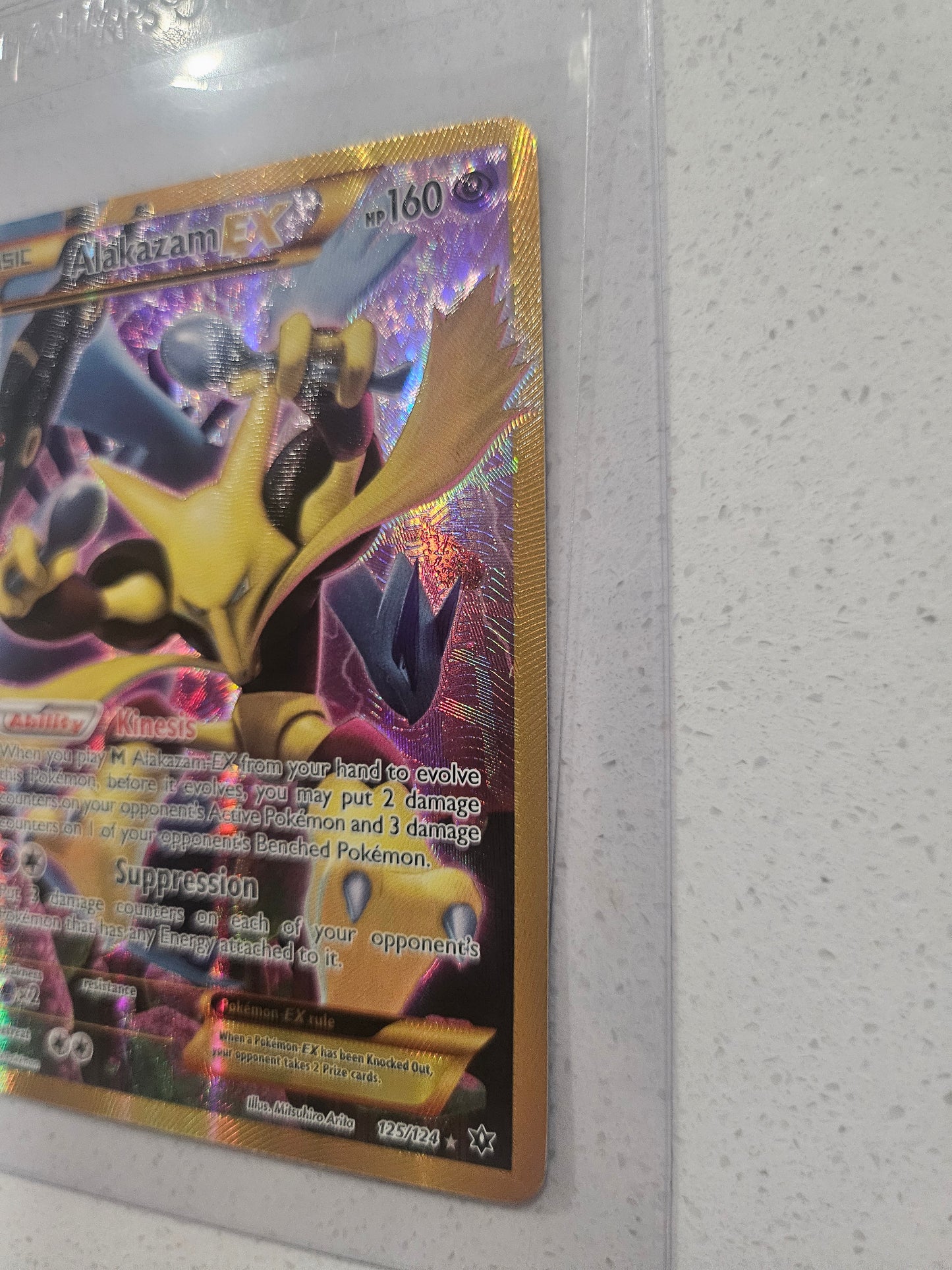 Pokémon Alakazam-EX Fates Collide 125/124 Holo Secret Rare - Pokemon TCG