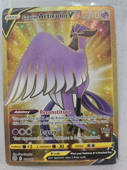Galarian Articuno 181/172 Brilliant Stars Secret Rare Pokemon