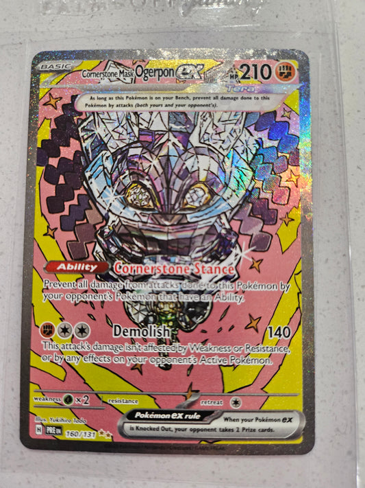 Cornerstone Mask Ogerpon ex - 160/131 - Prismatic Evolutions - Pokemon TCG