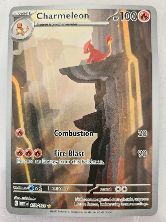 Pokemon Card - Charmeleon Pokemon 151 169/165 Illustration Rare Holo
