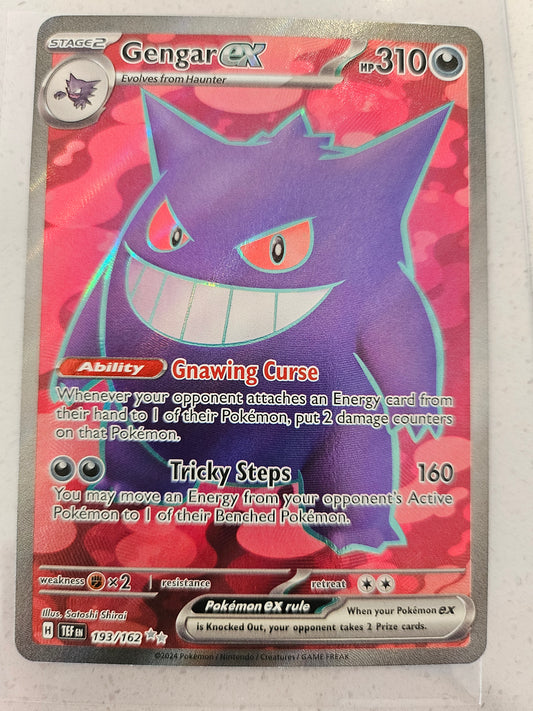 Gengar EX - 193/162 - Ultra Rare - Temporal Forces - Pokemon Card
