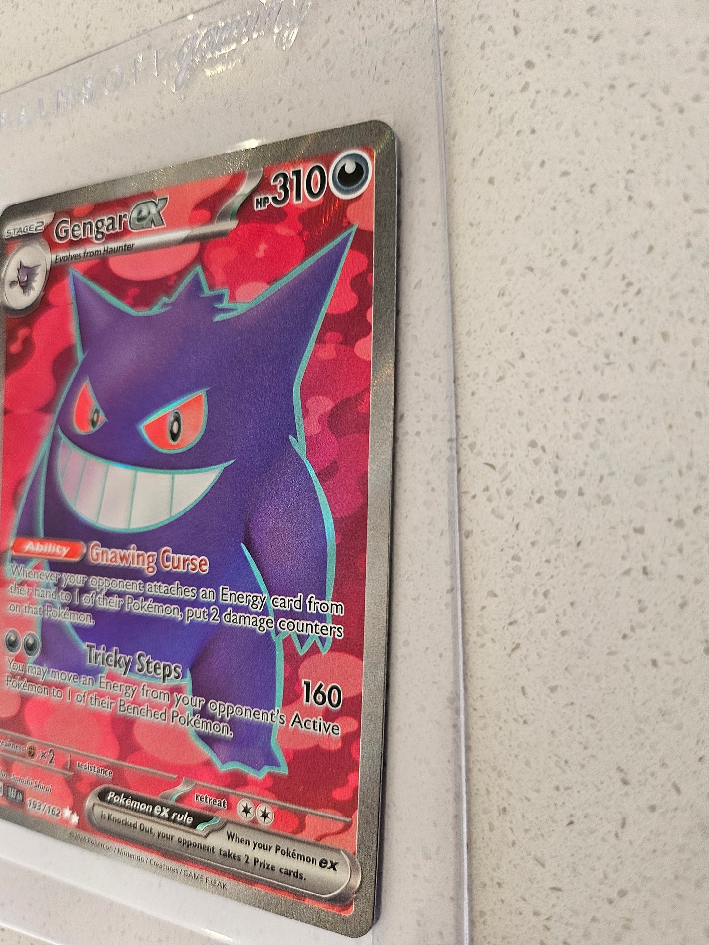 Gengar EX - 193/162 - Ultra Rare - Temporal Forces - Pokemon Card